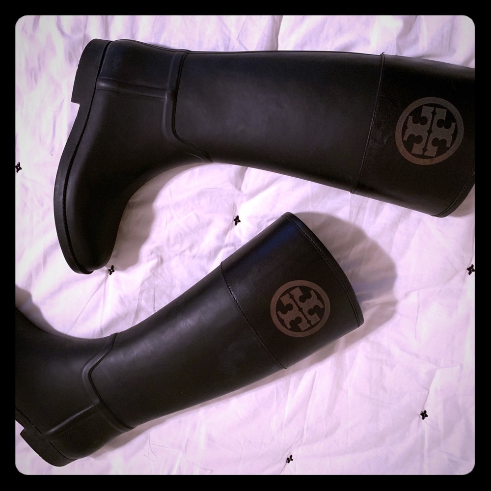 Tory Burch Rain Boots - Worn Once